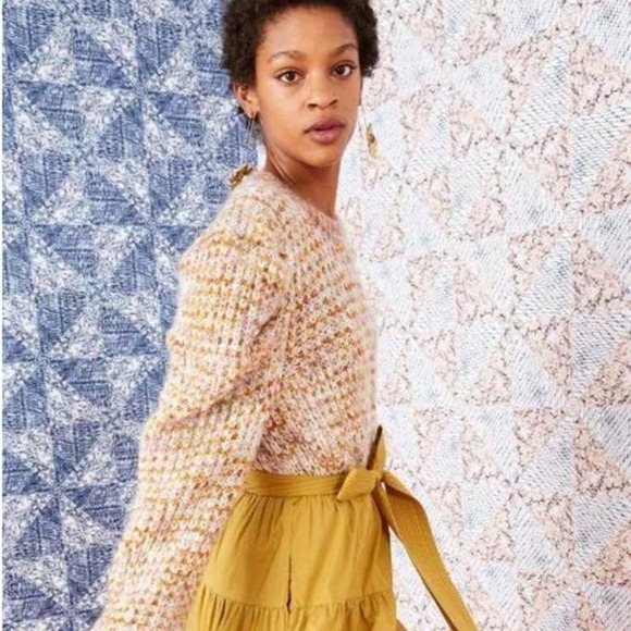 Ulla Johnson Rosina Knit Pullover Sweater Fawn Sz S - Picture 4 of 10